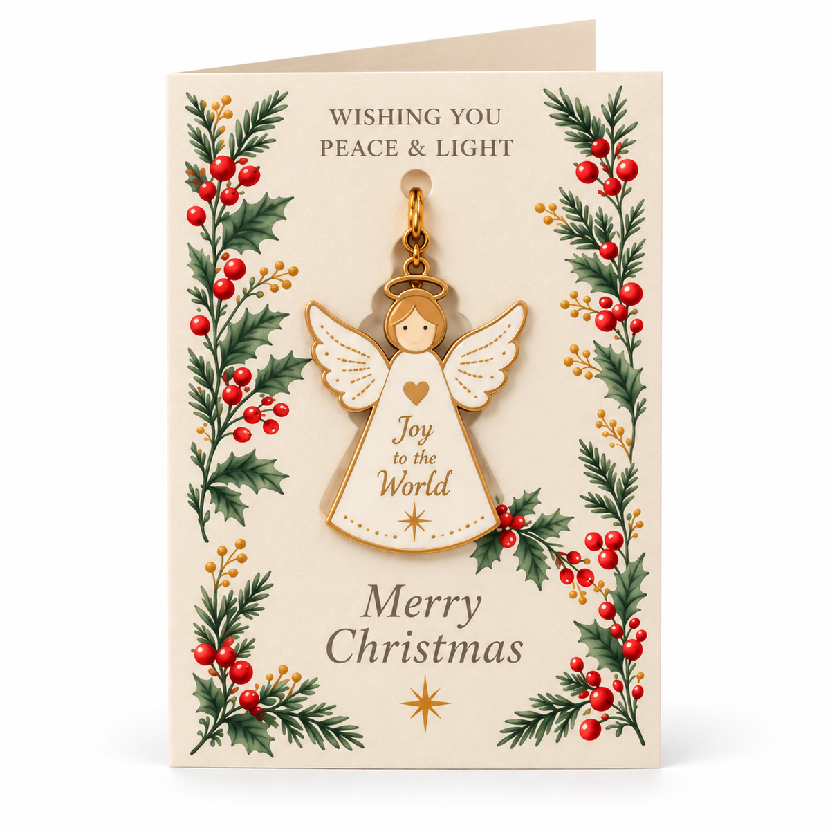 β¨ Keepsake Enamel Ornament Greeting Card | 2-in-1 Holiday Gift & Card π