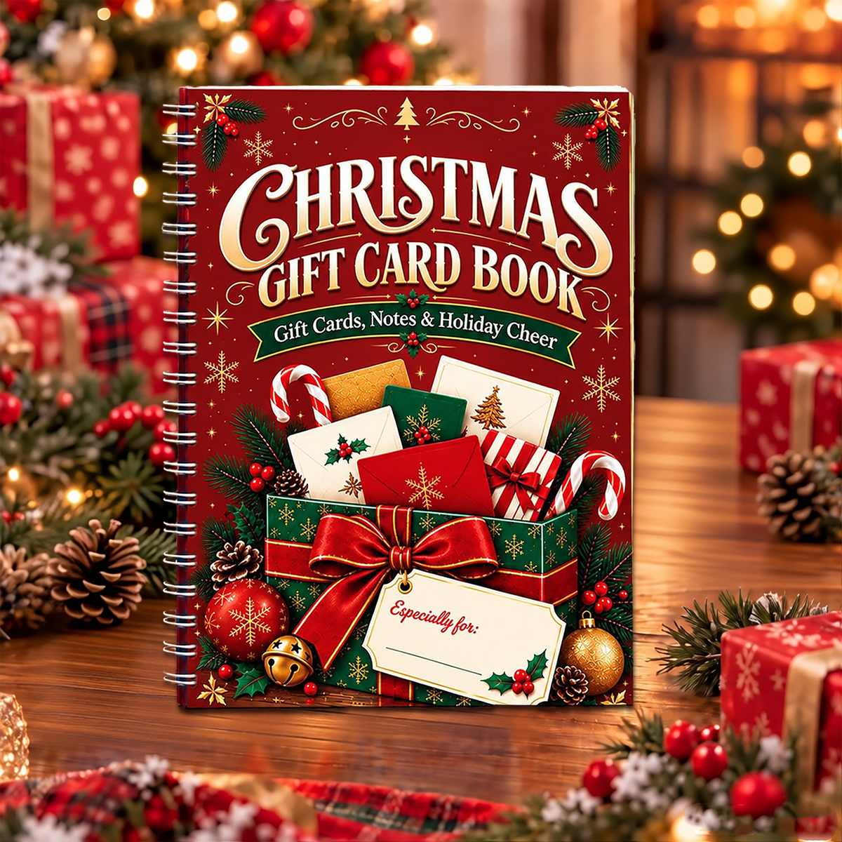 π Christmas Gift Card Book
