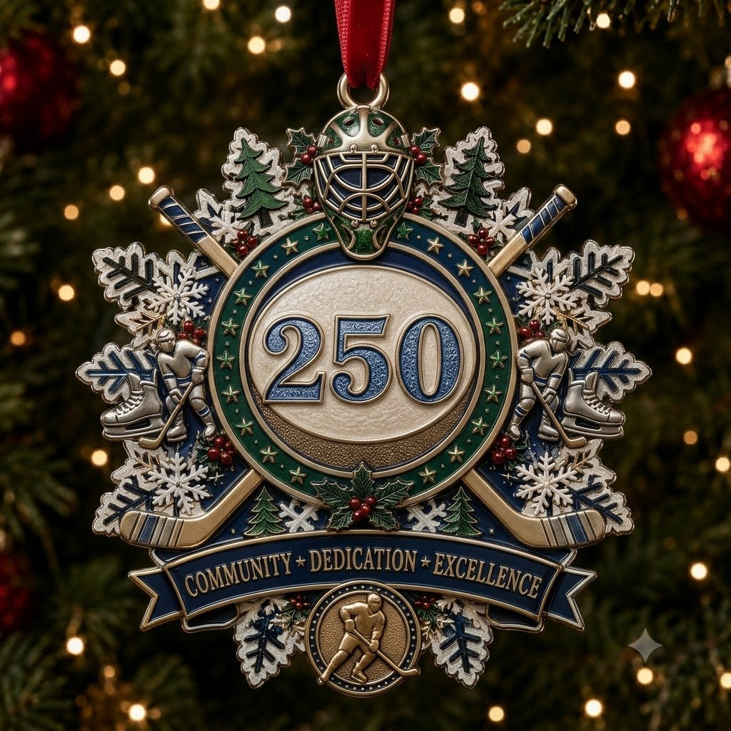 Limited Edition 250th Anniversary Sports Heritage Christmas Ornament Collection