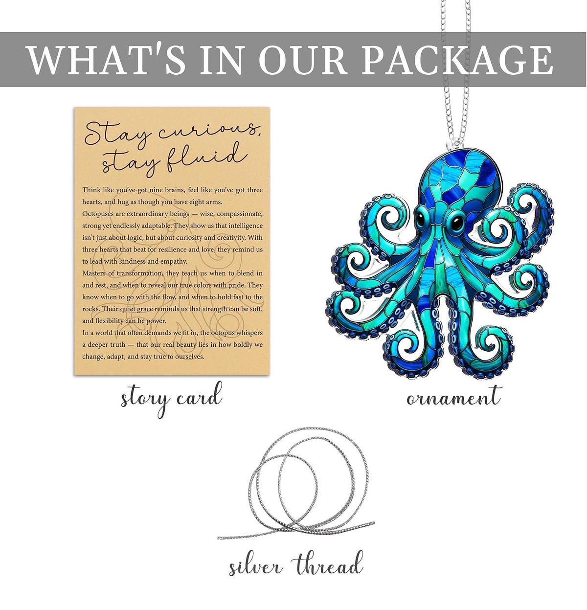 Cute Ocean Animal Acrylic Ornament β A Little Friend With a Story ππ’π