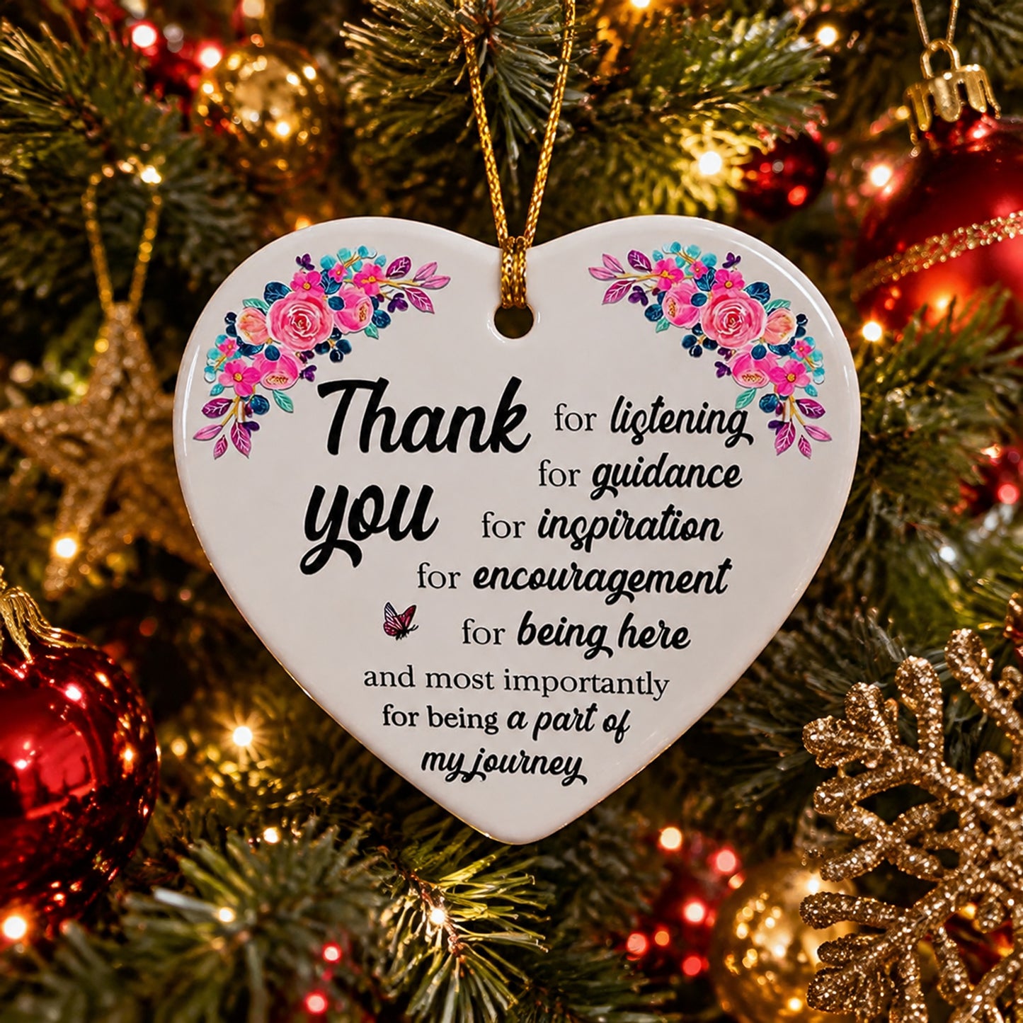 Meaningful Christmas Ornament – A Special Keepsake for Couples, Family, Friends & Loved Ones