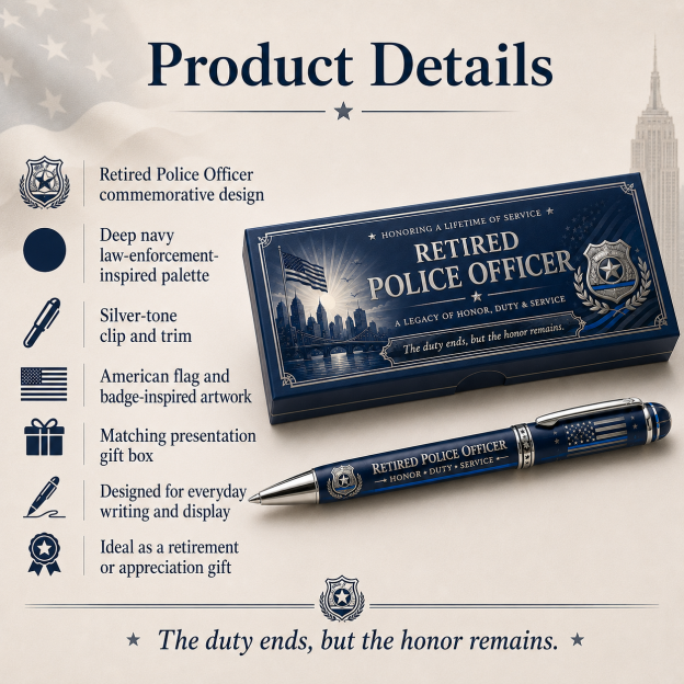 Commemorative Retiree Gift Pen | Honor a Lifetime of Dedication
