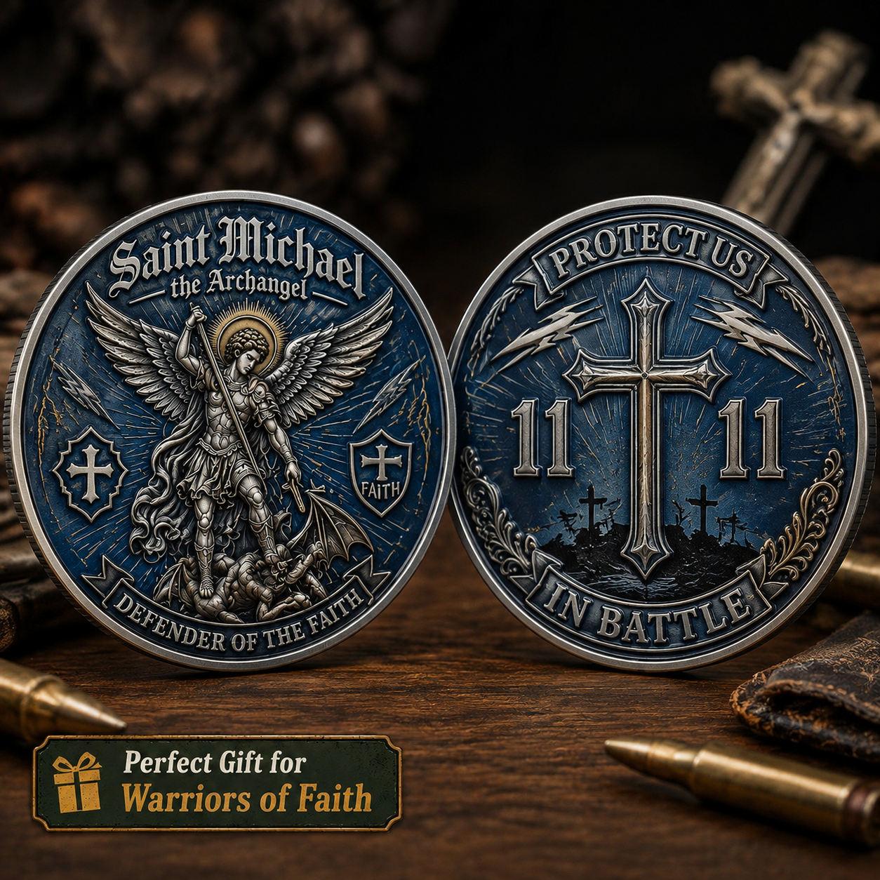 Saint Michael Archangel Challenge Coin
