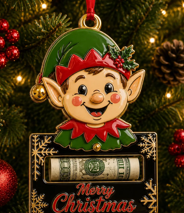π΅β¨ Christmas Cash Gift Ornament