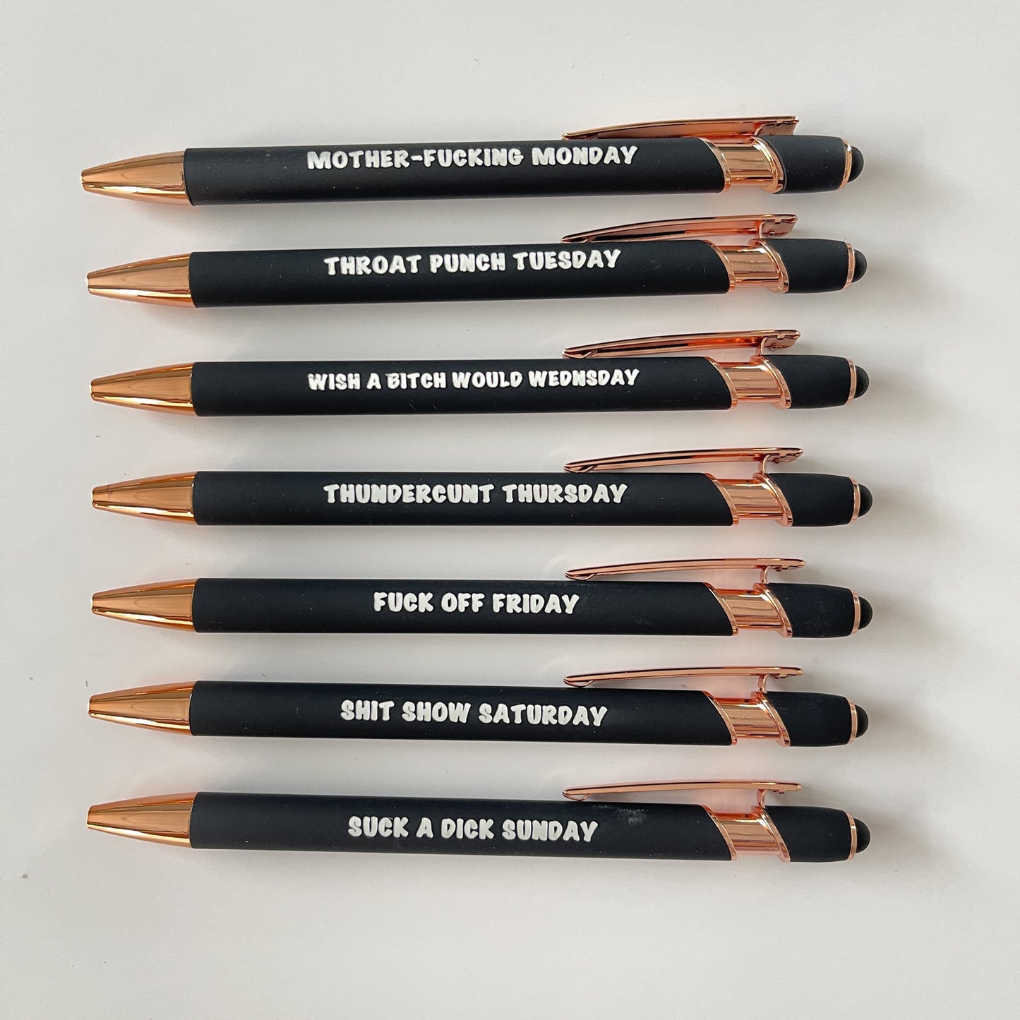 🤪Offensive Pen Set | Funny Daily Pen Set of 7