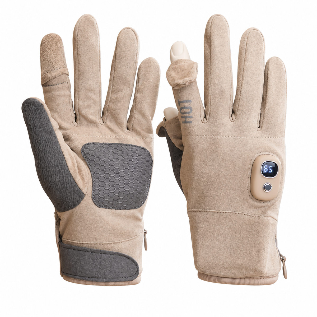 π₯ HOT SALE | Rechargeable Heated Gloves β Touchscreen Winter Gloves with Adjustable Heat for Skiing, Hiking & Outdoor Use