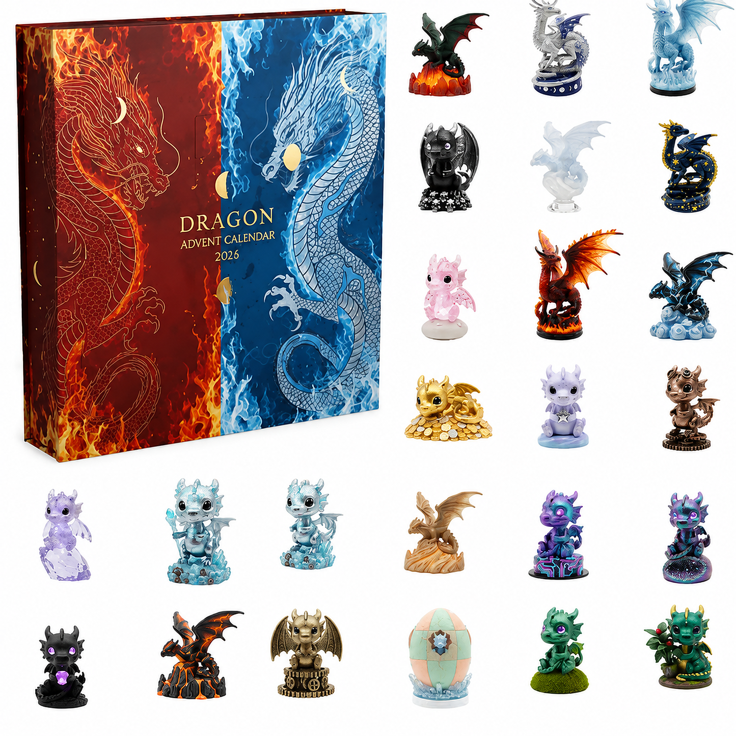 🌲Christmas Gift--🐉 Dragon Advent Calendar