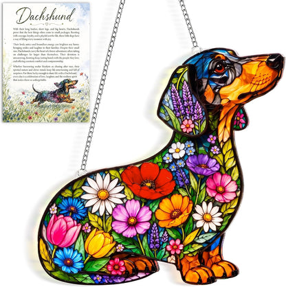 Dachshund Christmas Ornament with Story Card – A Sweet Keepsake for Doxie Lovers