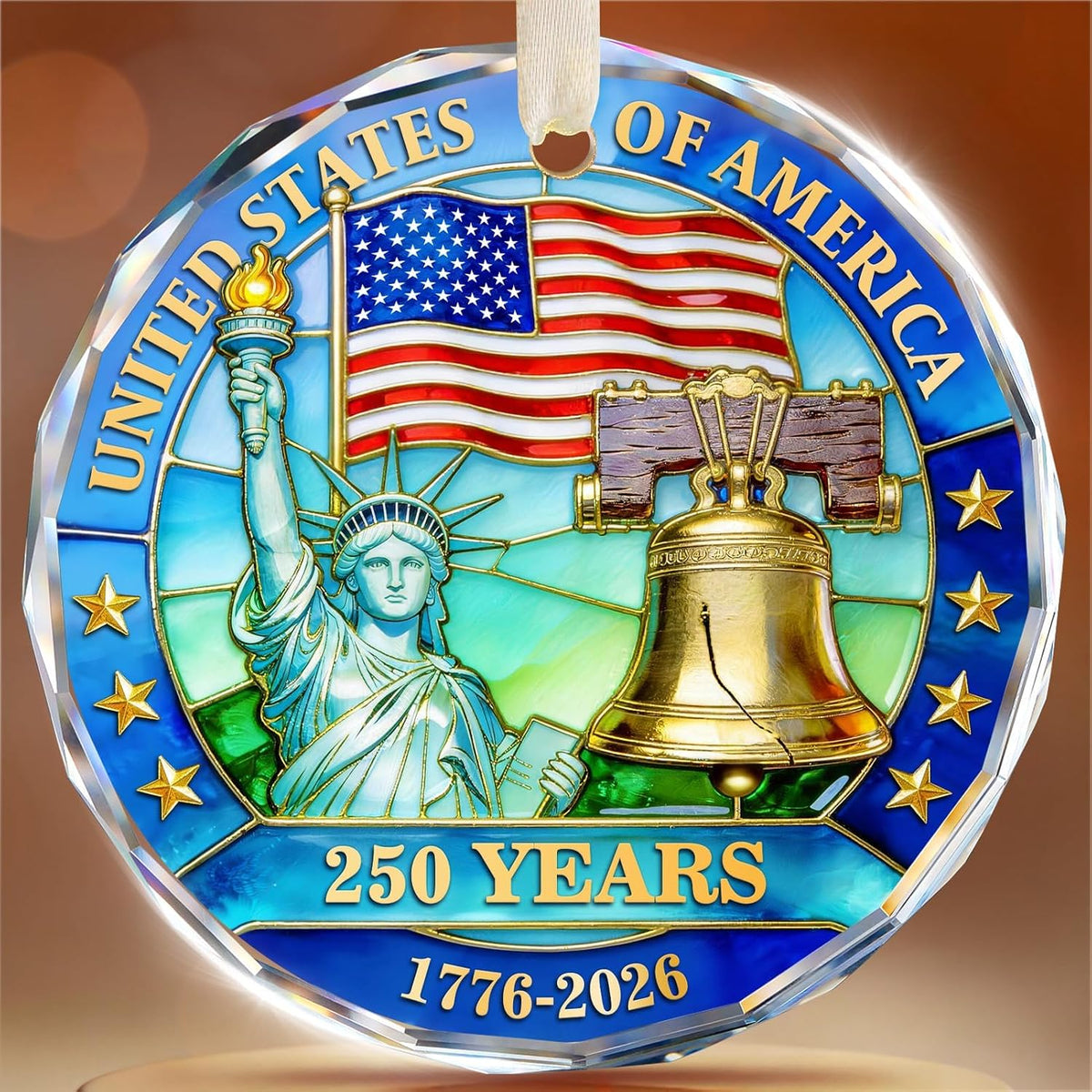 America 250th Anniversary Ornament – Patriotic Keepsake