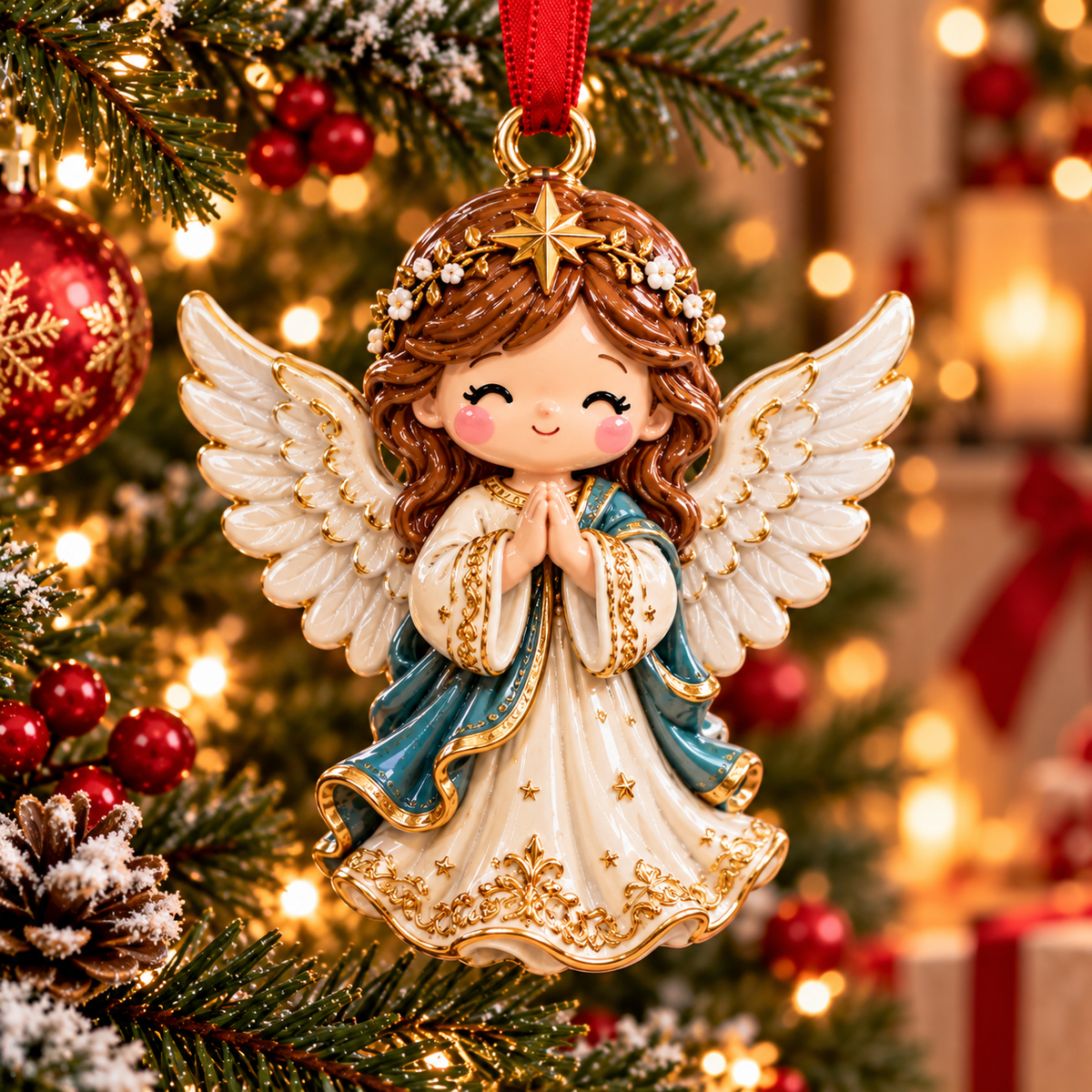🎁 50% OFF Today! 🎄 Nativity Characters Christmas Ornaments