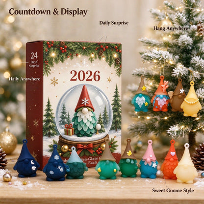 🎄🎁 2026 Christmas Gnome Advent Calendar – 24 Days of 3D Gnome Ornaments & Holiday Surprises