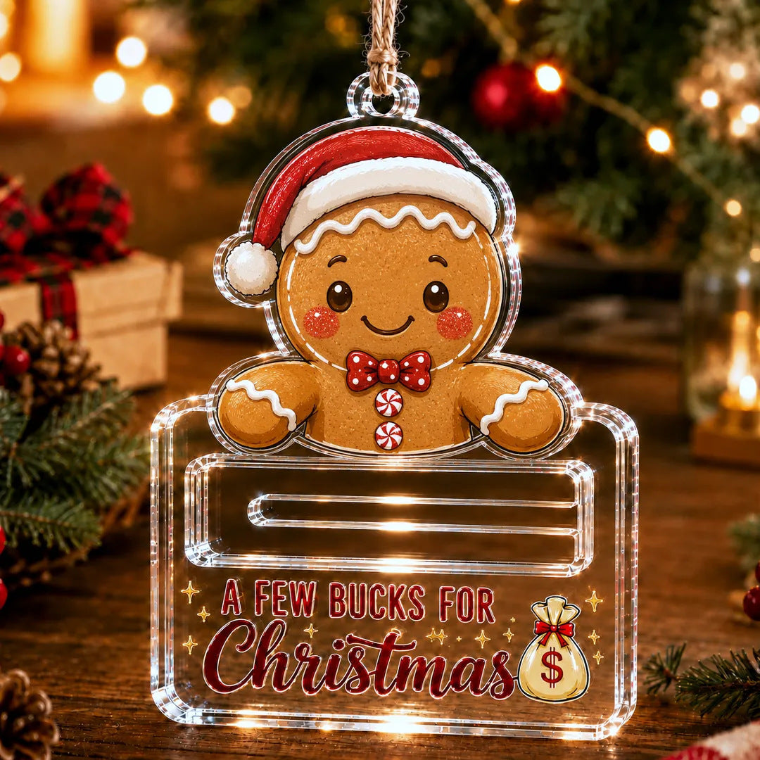 🔥Last Day 50% OFF🎄Crystal Acrylic Money Holder Ornament