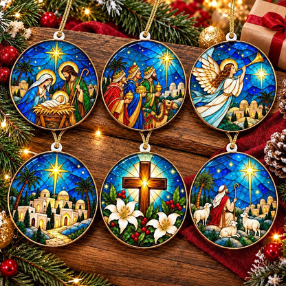 Bethlehem Nativity Christmas Ornament – Christian Christmas Decorations