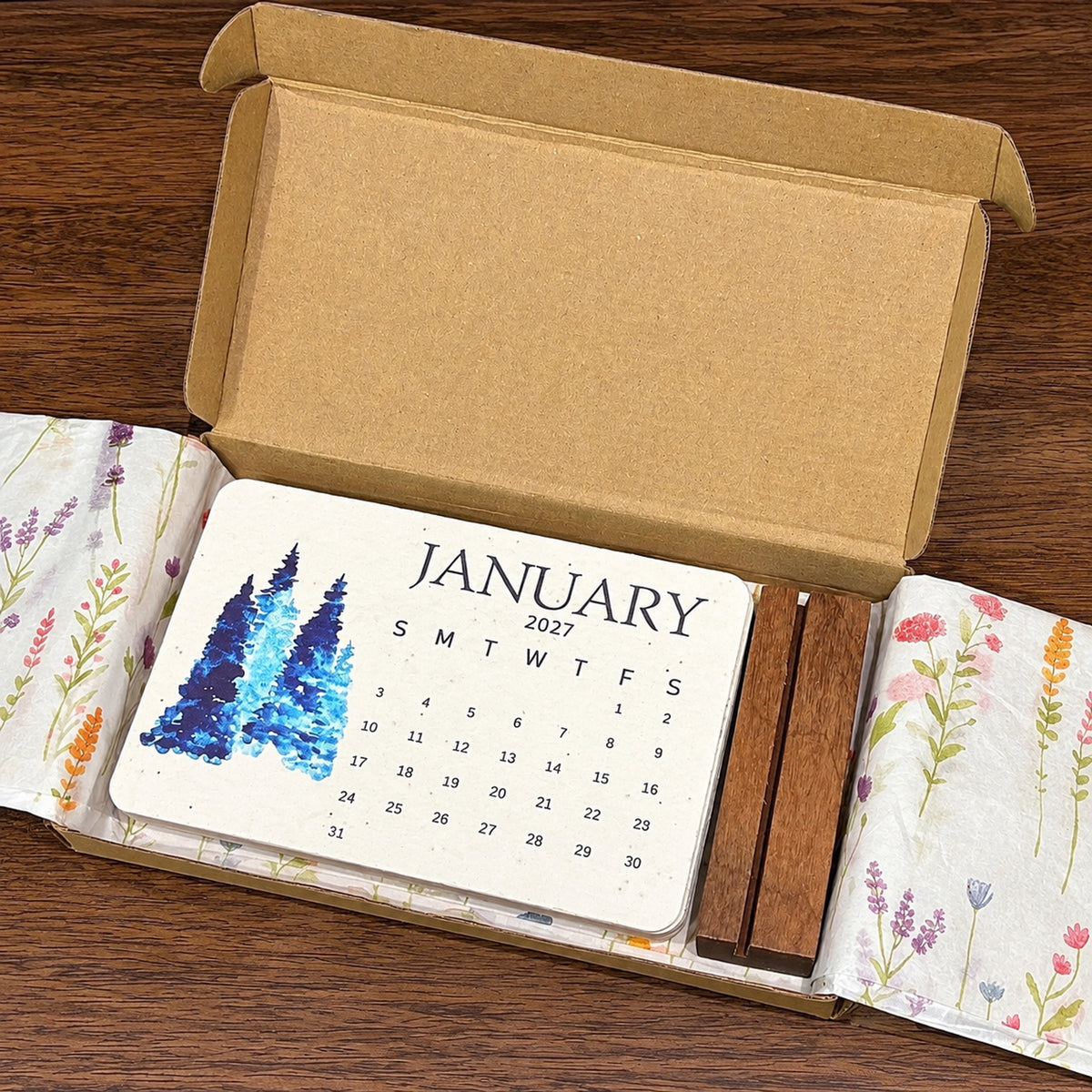 ✨Early Holiday Sale 50% OFF🌱Eco-Friendly Plantable “Timeless” Seed Calendar 2027