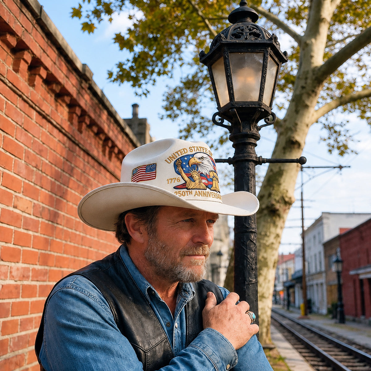 U.S. 250th Anniversary Edition Unisex Felt Cowboy Hat
