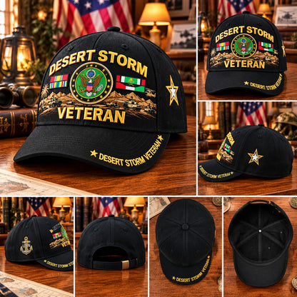 🎖️ Desert Storm Veteran Cap – Your Service. Your Pride. (1991–2026 - 35TH ANNIVERSARY)