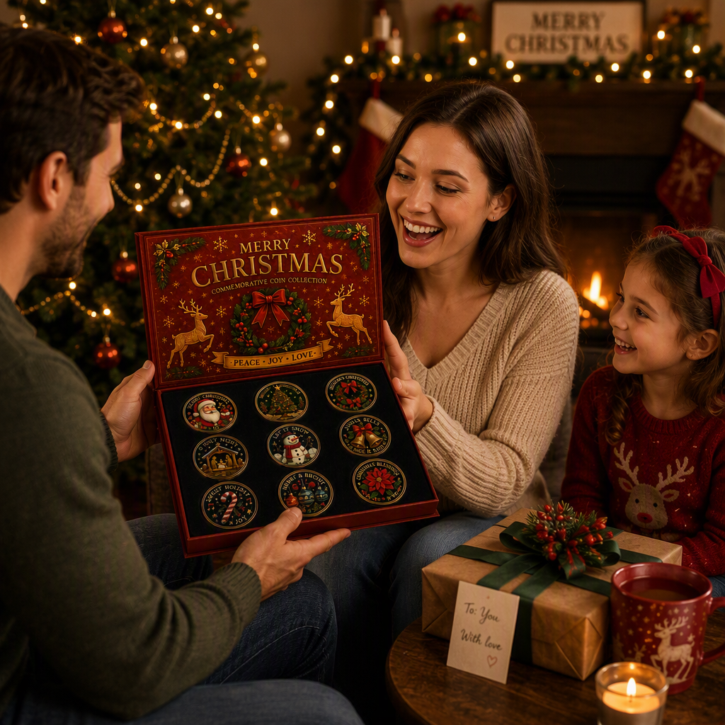 🔥LAST DAY 50% OFF🎄Christmas Commemorative Coin Collection (9-Coin Gift Set)