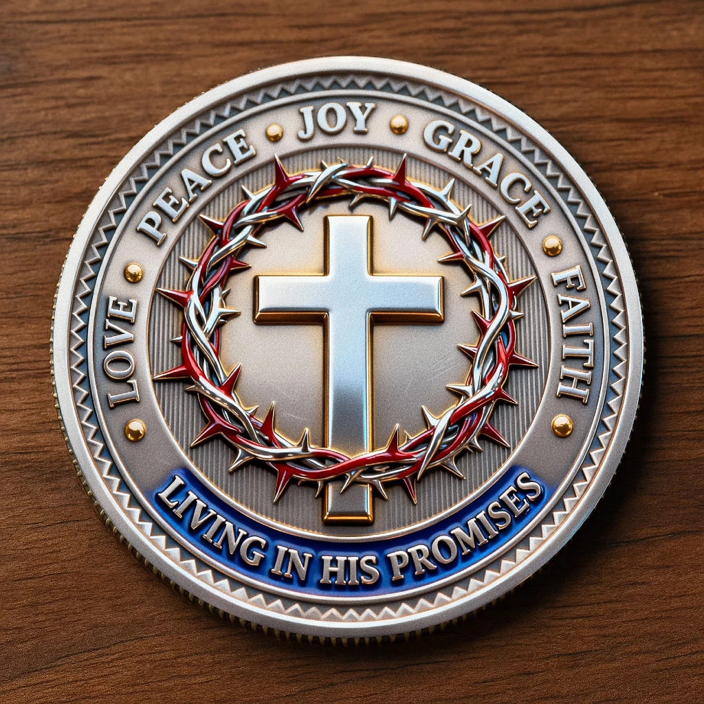 🏆🇺🇸 Limited Edition!🔥 🙏“Yahweh – The Living Light” Faith Commemorative Coin