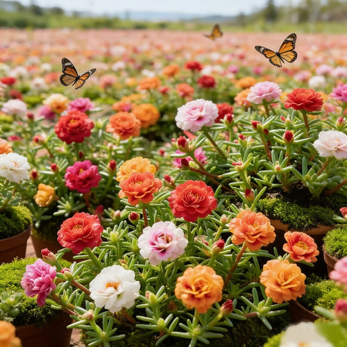 🌸Moss Rose Seeds – 🌿Perennial Flower Seeds / Large Flowers / Easy to Grow