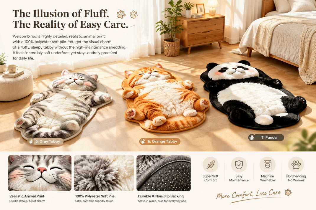The Illusion of Fluff. The Reality of Easy Care.