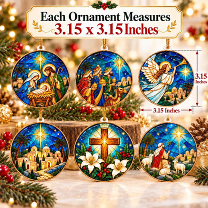 Bethlehem Nativity Christmas Ornament – Christian Christmas Decorations