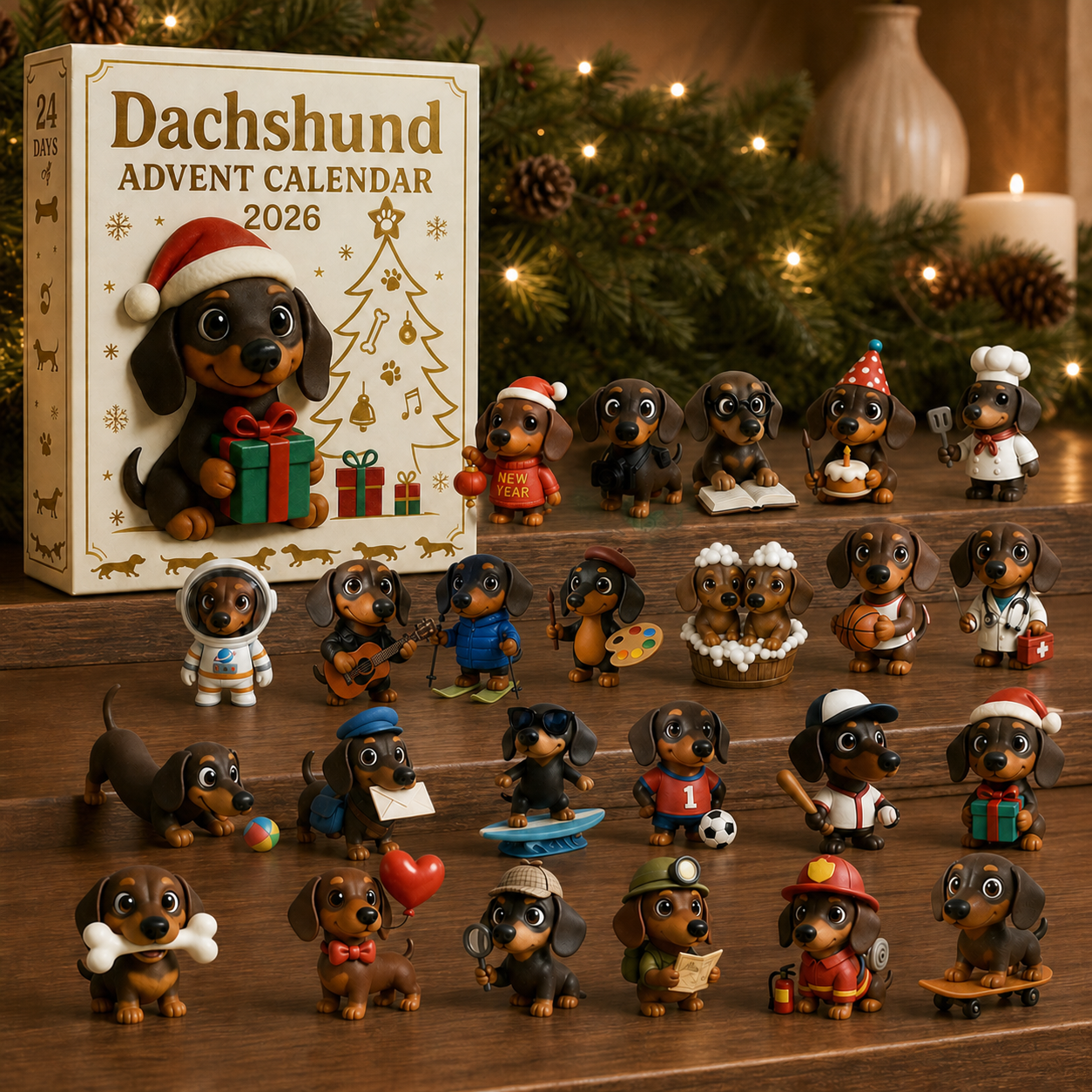 🎄🐾 2026 Dachshund Advent Calendar 🐶✨