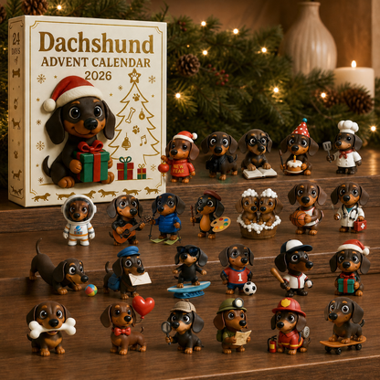 🎄🐾 2026 Dachshund Advent Calendar 🐶✨