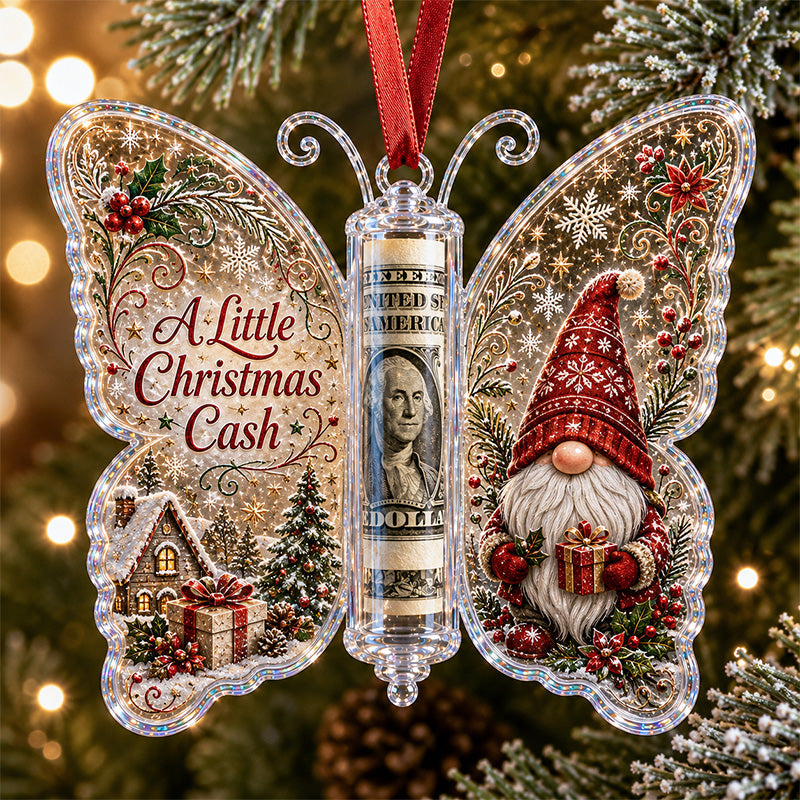 🦋💵 Christmas Cash Gift Butterfly Ornament – Holiday Money Holder Keepsake 🎄✨