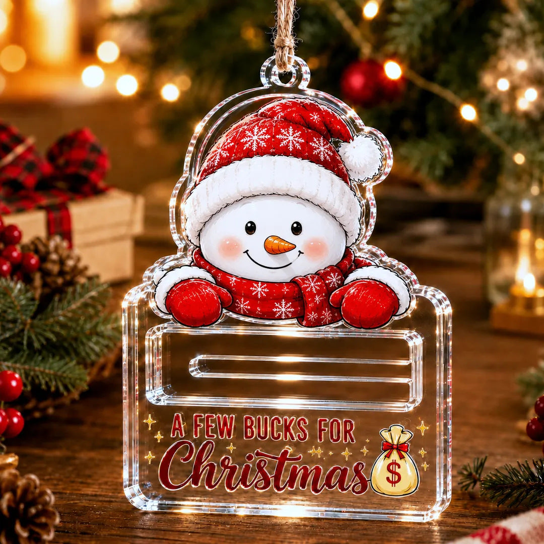 🔥Last Day 50% OFF🎄Crystal Acrylic Money Holder Ornament
