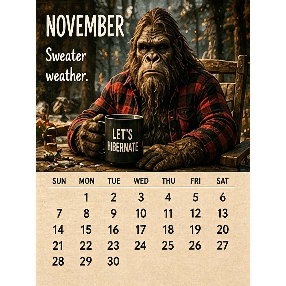 🦶2027  Daily Life Calendar