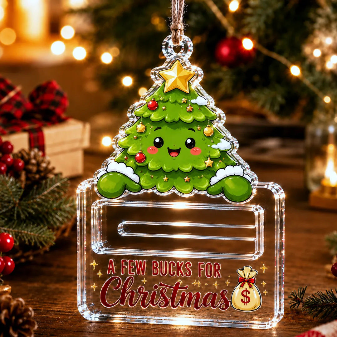 🔥Last Day 50% OFF🎄Crystal Acrylic Money Holder Ornament