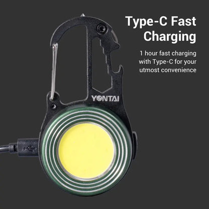 12-in-1 Multifunction Keychain Flashlight