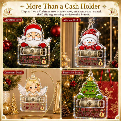 🔥Last Day 50% OFF🎄Crystal Acrylic Money Holder Ornament