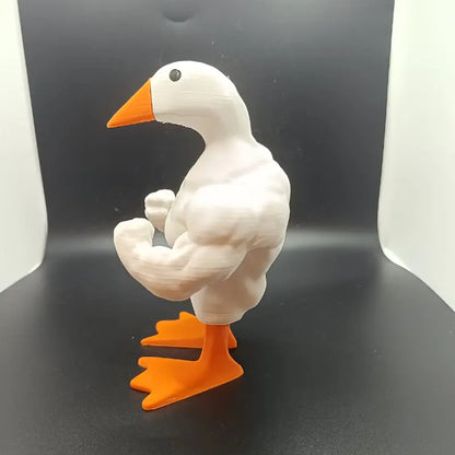 🦆💪 Muscle Duck Statue Ornament