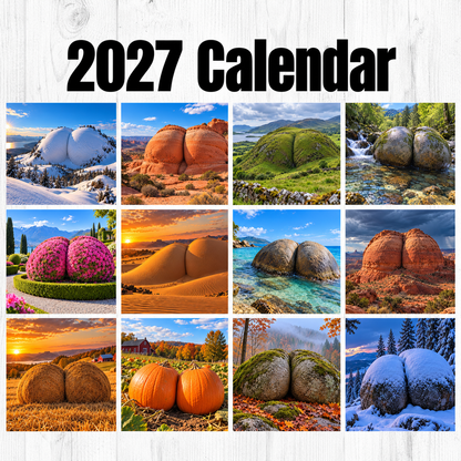 😂 2027 Nature’s Butt Wall Calendar