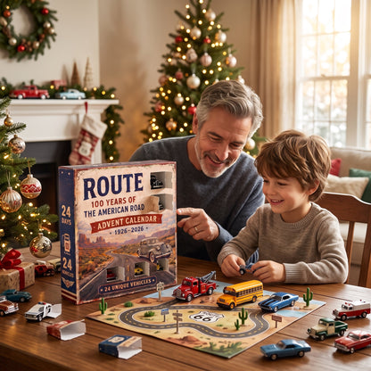 Route 66 Centennial Advent Calendar– 24 Days of American Road Legends🛣️ | 1926–2026 Collector’s Edition