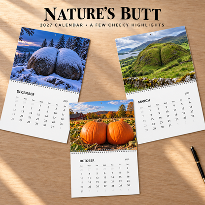😂 2027 Nature’s Butt Wall Calendar