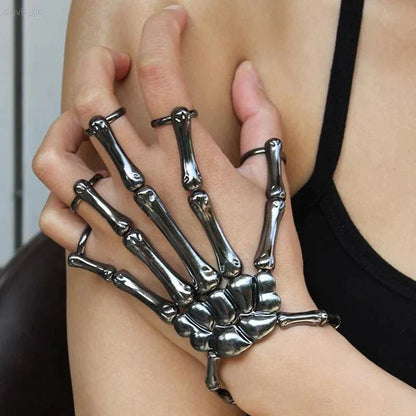 ☠️👻Hand Skull Skeleton Bracelet
