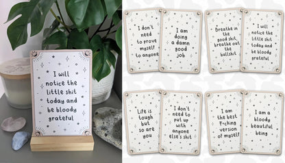 🎁Funny Sweary Affirmation Cards