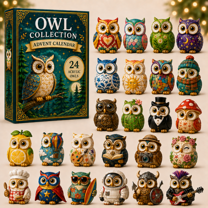 Whimsical Owls Advent Calendar 2026 - 24-Day Festive Countdown