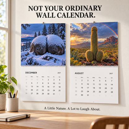 😂 2027 Nature’s Butt Wall Calendar