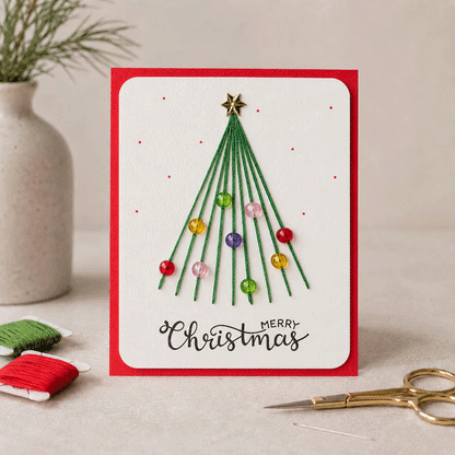 🎄 Merry Christmas Card DIY Kit