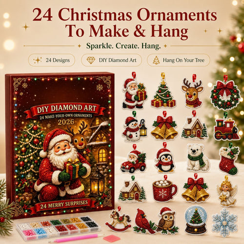 🔥Last Day 50% OFF - 🎄🎅 24 Christmas Ornaments To Make & Hang