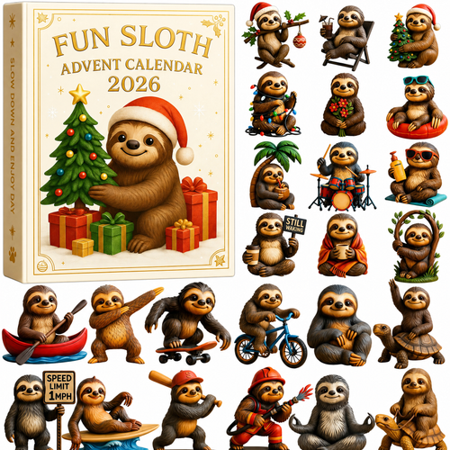 🦥Fun Sloth Advent Calendar 2026
