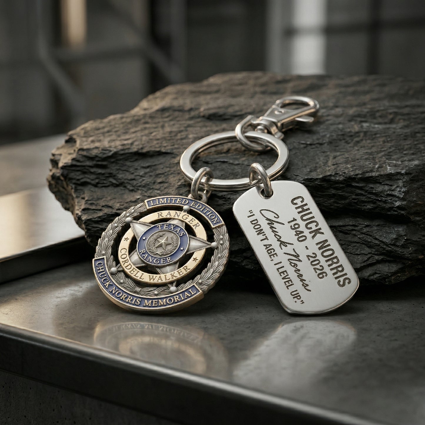 Chuck Norris Memorial Limited Edition Keychain