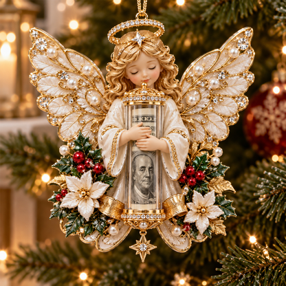 🎄 Christmas Angel Cash Holder Ornament