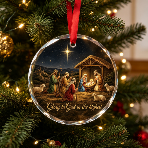 Jesus Nativity Story Christmas Ornament Set – 6 Collectible Pieces That Tell the Story of Christmas