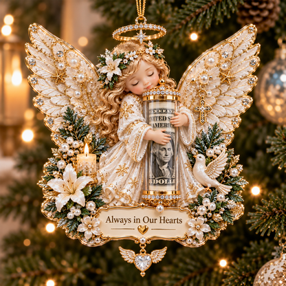 🎄 Christmas Angel Cash Holder Ornament