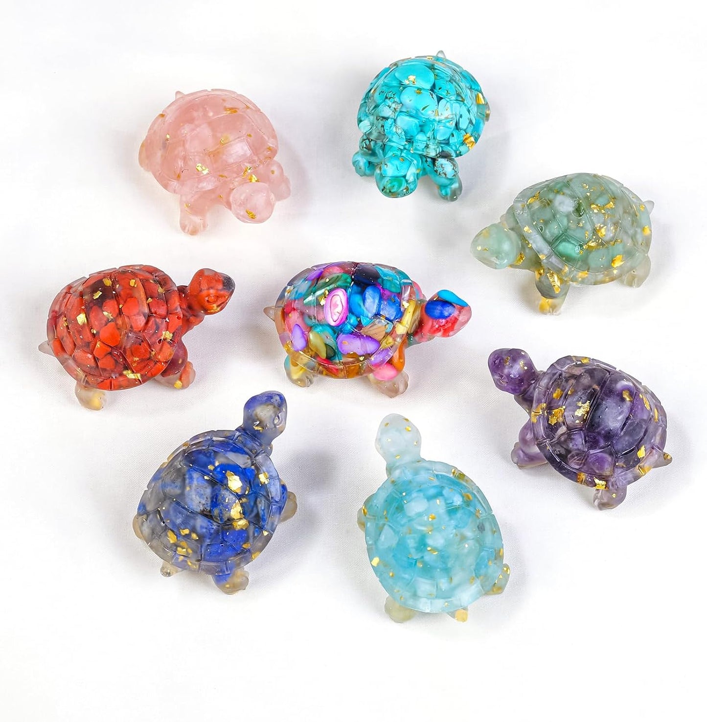 Natural Crystal Turtle Figurine – Meaningful Home & Desk Decor