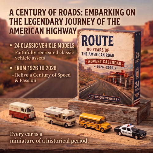 Route 66 Centennial Advent Calendar– 24 Days of American Road Legends🛣️ | 1926–2026 Collector’s Edition